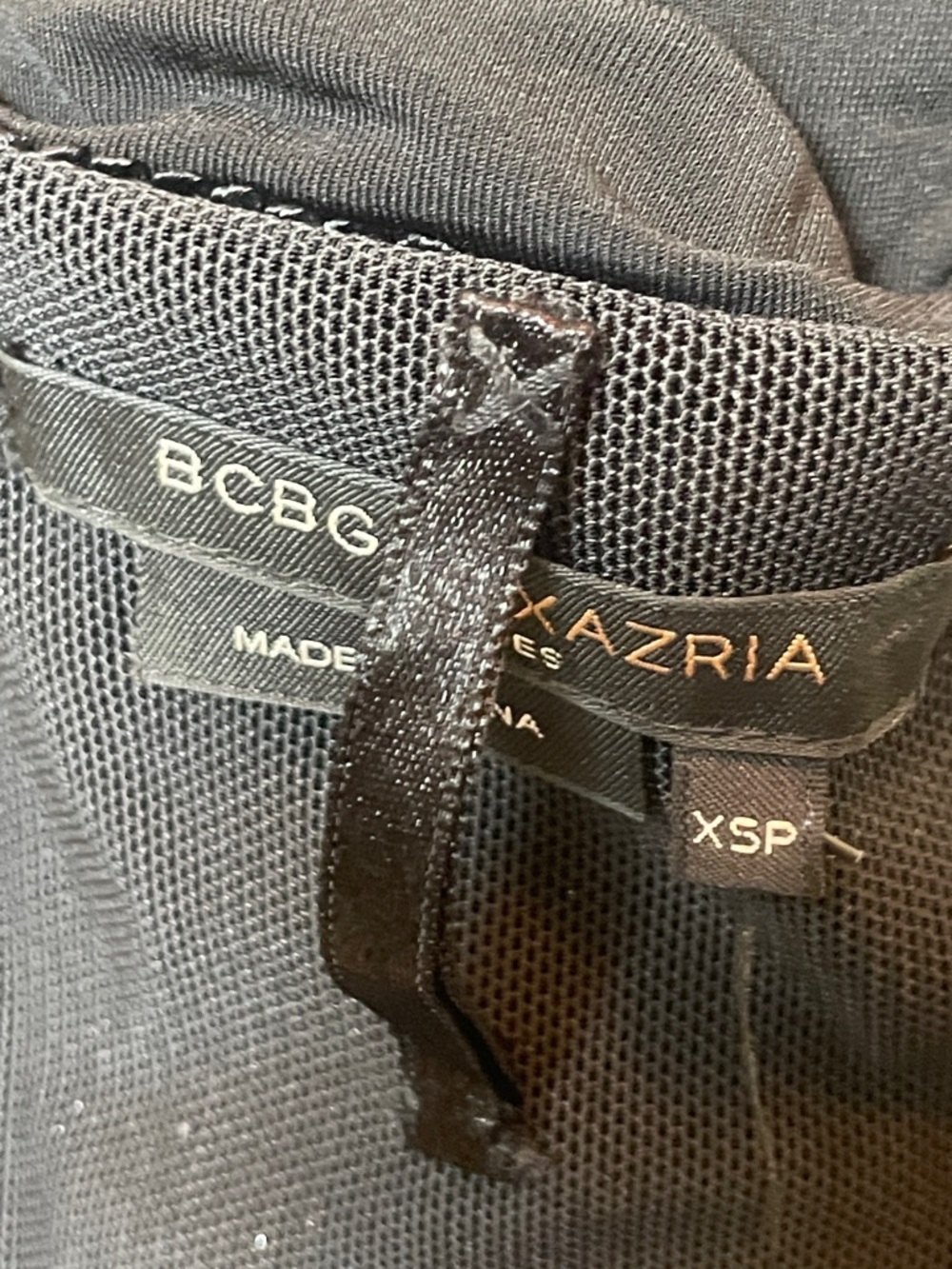 BCBGMaxAzria Black Strapless Ruffled Cocktail Dress - Picture 13 of 13